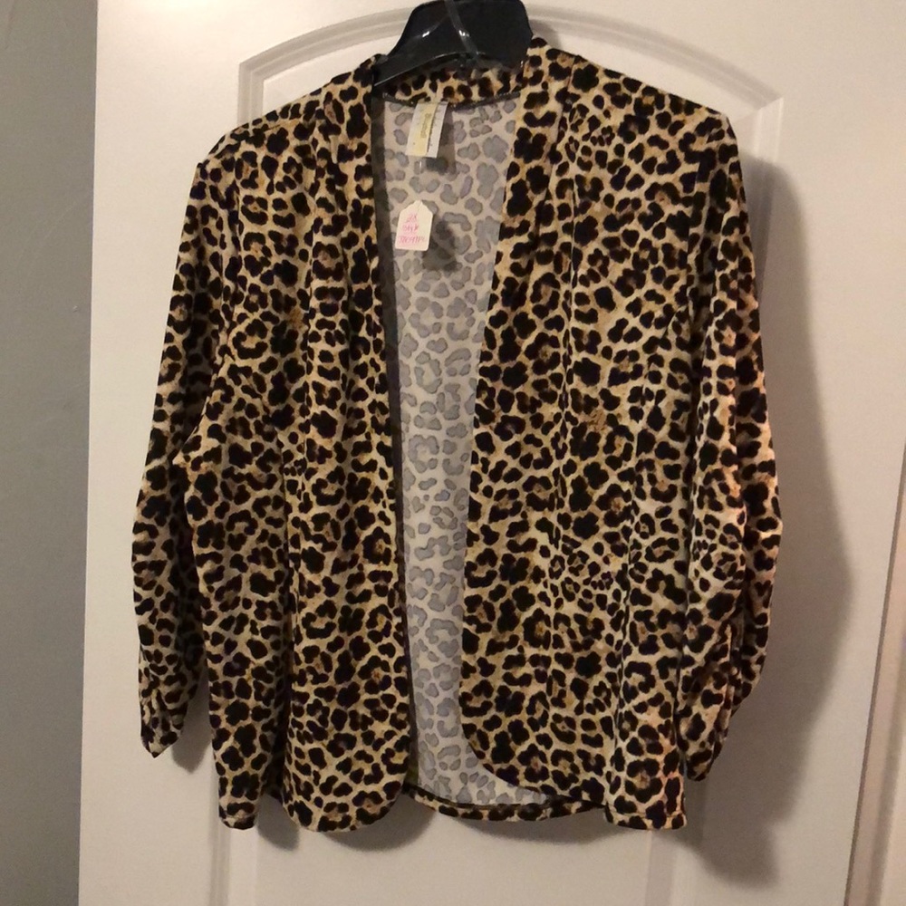 Women’s leopard print blouse